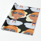 Zwemmer Boy in Goggles en Zwemmen Pet Cadeaupapier (Uitgerold)