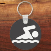 Zwemmer sleutelhanger (Voorkant)