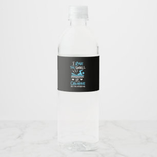 Zwemmer Zwemmen Zwemsport Cadeau Waterfles Etiket