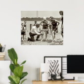 ZWEMMERENDE PATROL 1922 POSTER (Thuiskantoor)