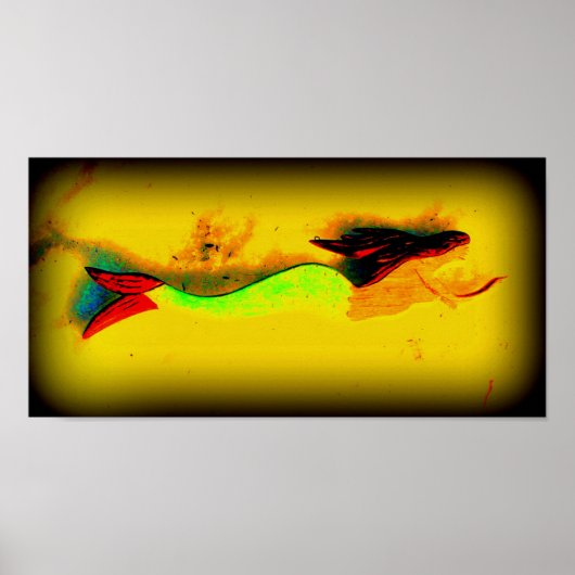 zwemmermaïd poster (Voorkant)