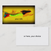 zwemmermaïd visitekaartje (Voorkant / Achterkant)