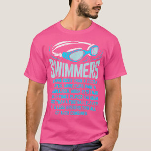 Zwemmers doen meer trappen in grappige zwemliefheb t-shirt