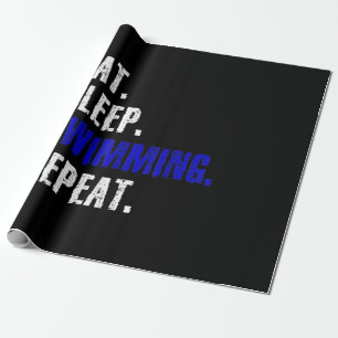 Zwemmers en zwemmers Zomer Zomer Gift Cadeaupapier