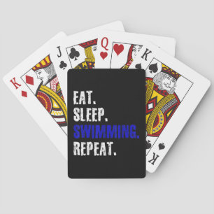 Zwemmers en zwemmers Zomer Zomer Gift Pokerkaarten