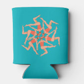 Zwemmers - gesynchroniseerde zwemmers blikjeskoeler (Achterkant)