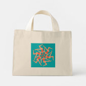 Zwemmers - gesynchroniseerde zwemmers mini tote bag (Achterkant)
