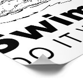 Zwemmers Poster (Hoek)