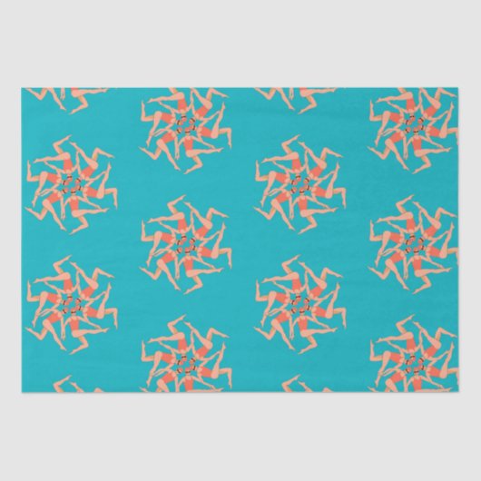 Zwemmers - Synchronisatie zwemmen Tissuepapier (Voorkant)