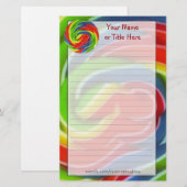 Zwemmetjes voor Pop Briefpapier (Voorkant / Achterkant)