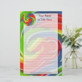 Zwemmetjes voor Pop Briefpapier (Staand voorkant)