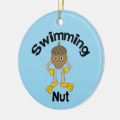 Zwemmoer tekst keramisch ornament (Links)