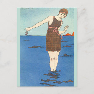 Zwempak by George Barbier Briefkaart