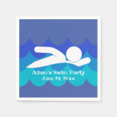 Zwempapier Napels Servet (Voorkant)