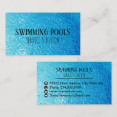 Zwempooldiensten Visitekaartje (Voorkant / Achterkant)