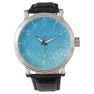 Zwempoolwater Horloge