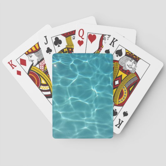 Zwempoolwater Speelkaarten (Achterkant)