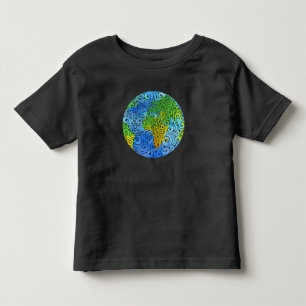 Zwemrijke aarde kinder shirts