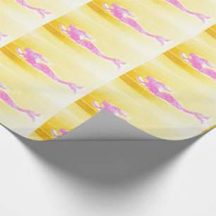 zwemroze onderzeese zeemeerminnen patroon cadeaupapier