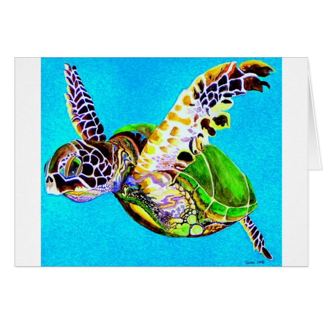 Zwemschildpad (Voorkant Horizontaal)