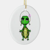 Zwemschildpad Keramisch Ornament (Rechts)