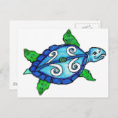 Zwemschroefturkije Briefkaart (Voorkant / Achterkant)