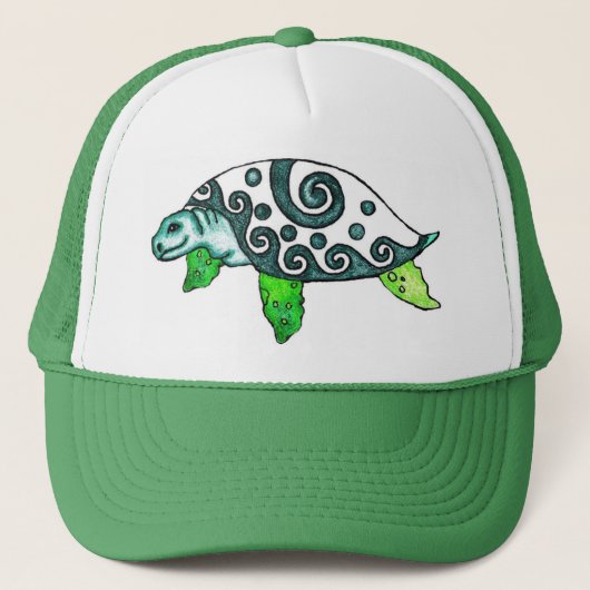 Zwemschroefturkije Trucker Pet (Voorkant)