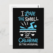 Zwemsport zwemmen Gift Briefkaart (Voorkant / Achterkant)