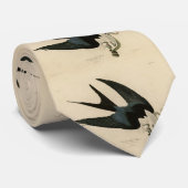 ZwemstaartHawk - Amerikaanse vogels van Audubon Stropdas (Opgerold)
