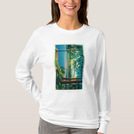 Zwemsteenpunt bij het Arrowaddenmeer T-shirt (Voorkant)