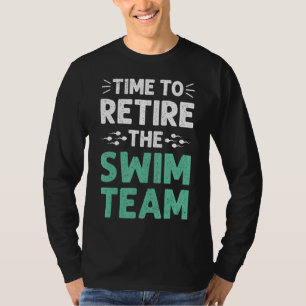 Zwemteam Vasectomie Gepensioneerde zwemmers Vasect T-shirt