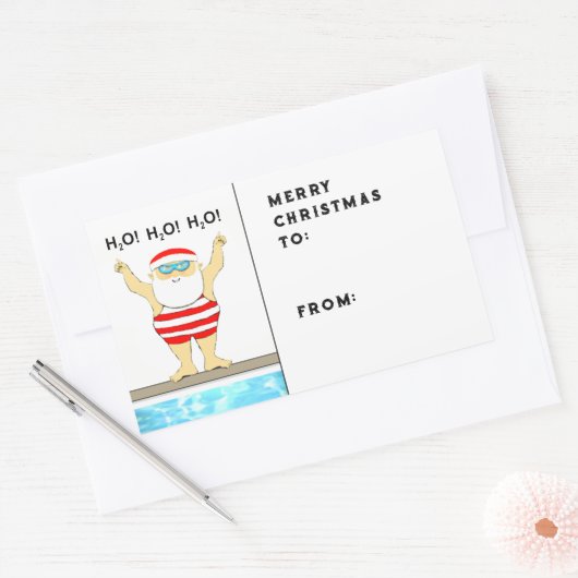 Zwemvakantie cadeau Labels (Envelop)