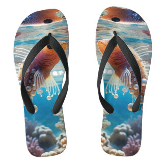 Zwemvissen paar Teenslippers