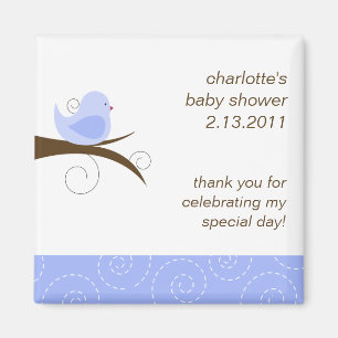 Zwemvogels Aangepast Baby shower Favor Magnet Magneet