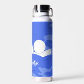 Zwemvormig ontwerp met kopervacuüm geïsoleerd waterfles (Achterkant)