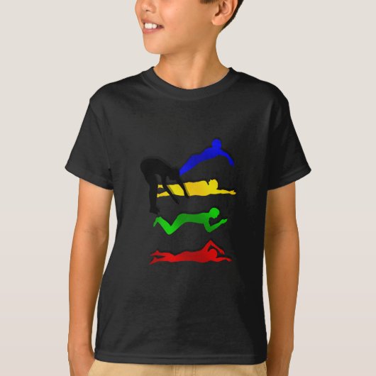 Zwemwatersport T-shirt (Voorkant)