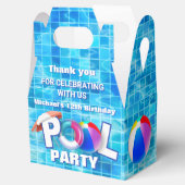 Zwemwatervun voor de Koel-zomerpool Bedankdoosjes (Geopend)