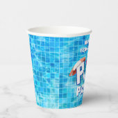Zwemwatervun voor de Koel-zomerpool Papieren Bekers (Rechts)