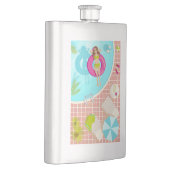 Zwemzwembad meisje op strand bikini flacon (Rechts)