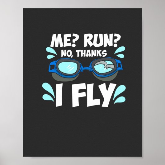 zwemzwemmen poster (Voorkant)