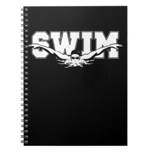 Zwemzwemmers competitief zwemmen Athletic Gift Notitieboek