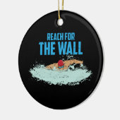 Zwemzwemmers Trainer Keramisch Ornament (Links)