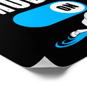 Zwemzwemmodus zwemmen poster (Hoek)