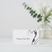 zwenkblad visitekaartje (Staand voorkant)