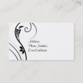 zwenkblad visitekaartje (Achterkant)