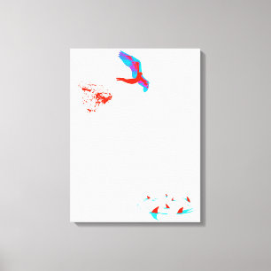 zwenkduif canvas afdruk