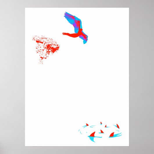 zwenkduif poster (Voorkant)