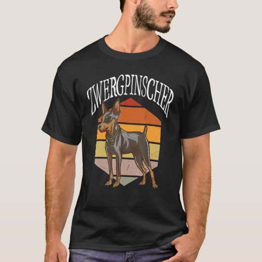 Zwergpinscher - Dog Identification - Dogs Lover -  T-shirt (Voorkant)