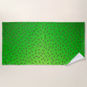 zwerm groene mieren, strandlaken (Voorkant)