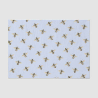 Zwerm Honingbijen op Blue Sky Natuur Lover Imker Tissuepapier